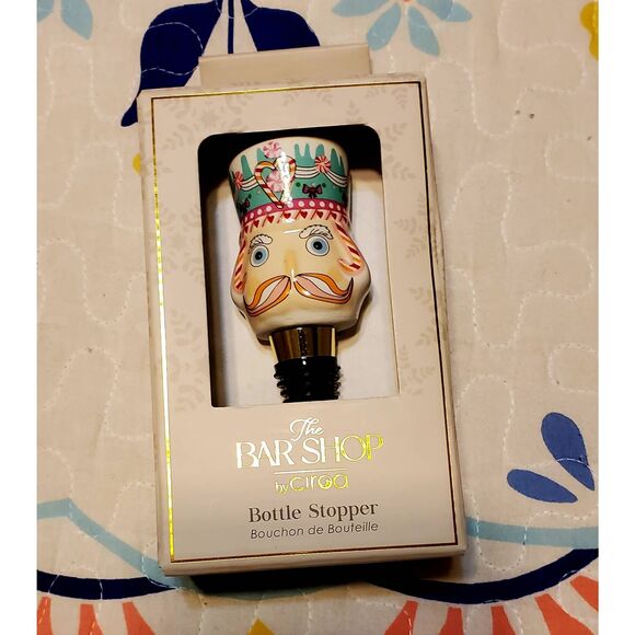 NIB VINTAGE CIRCA THE BAR SHOP BOTTLE STOPPER - Picture 1 of 5